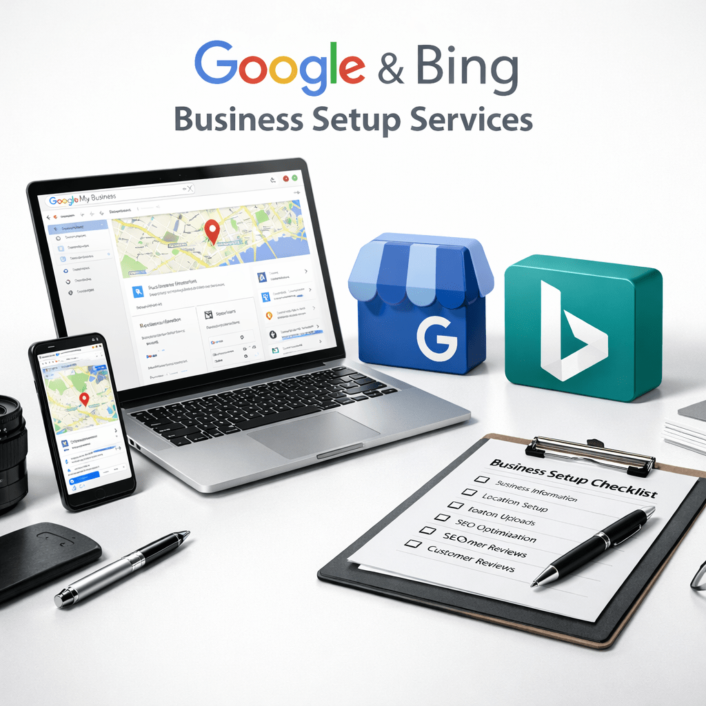Google and BING business page setup