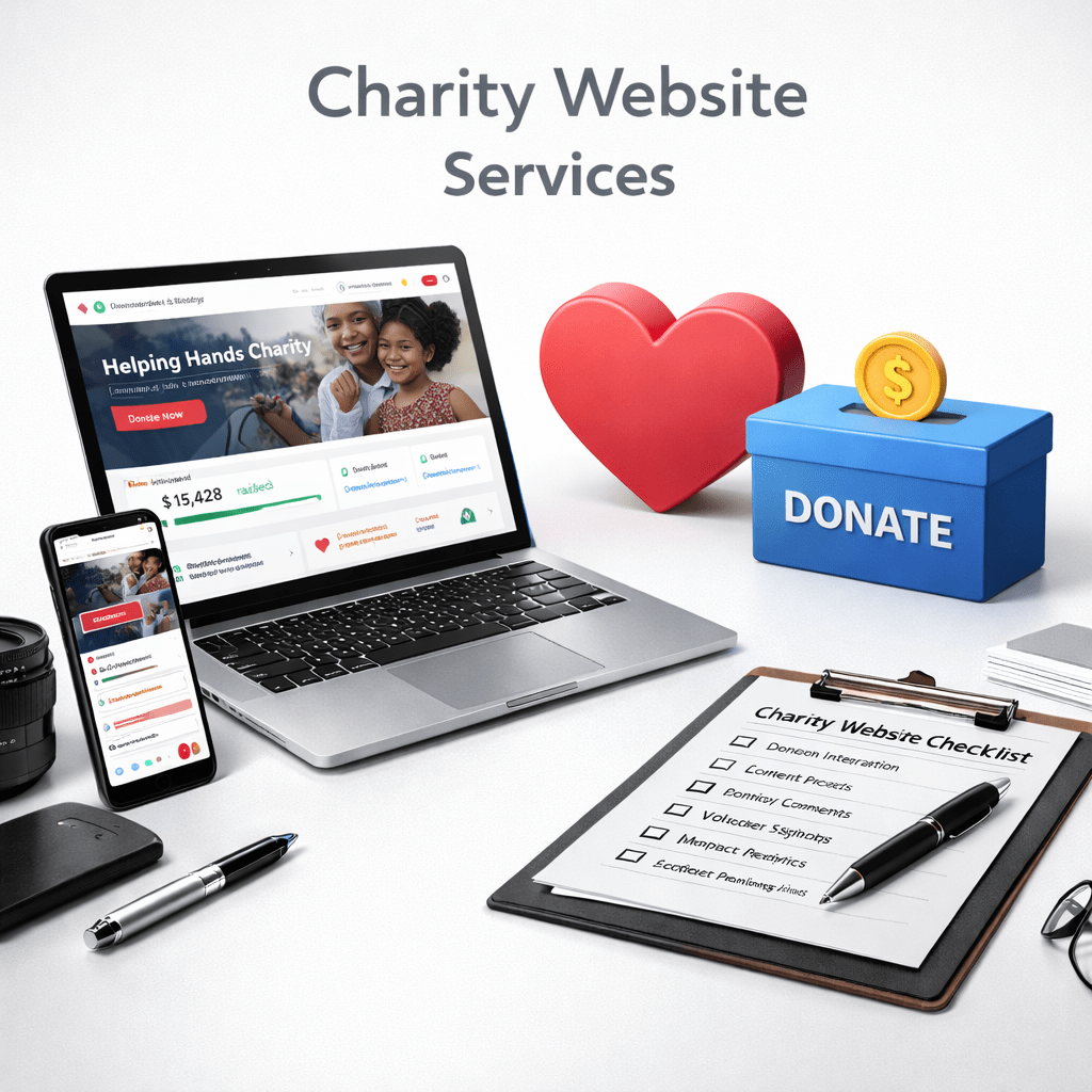 Charity website services